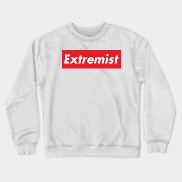 Extremist Crewneck Sweatshirt by binarygod